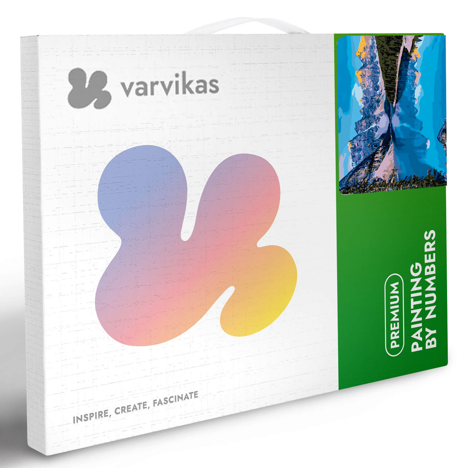 Paint by Numbers 40x50 cm | Mountain River (MG2134e) – Painting by numbers | Varvikas.Shop