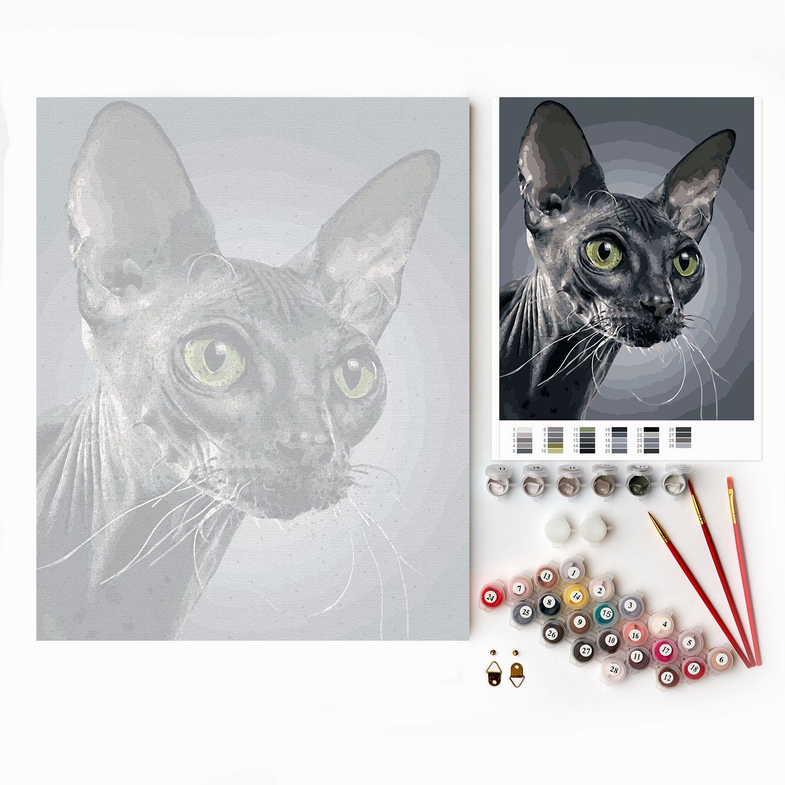 Paint by Numbers 40x50 cm | Mystical Sphinx (MG2443e) – Painting by numbers | Varvikas.Shop