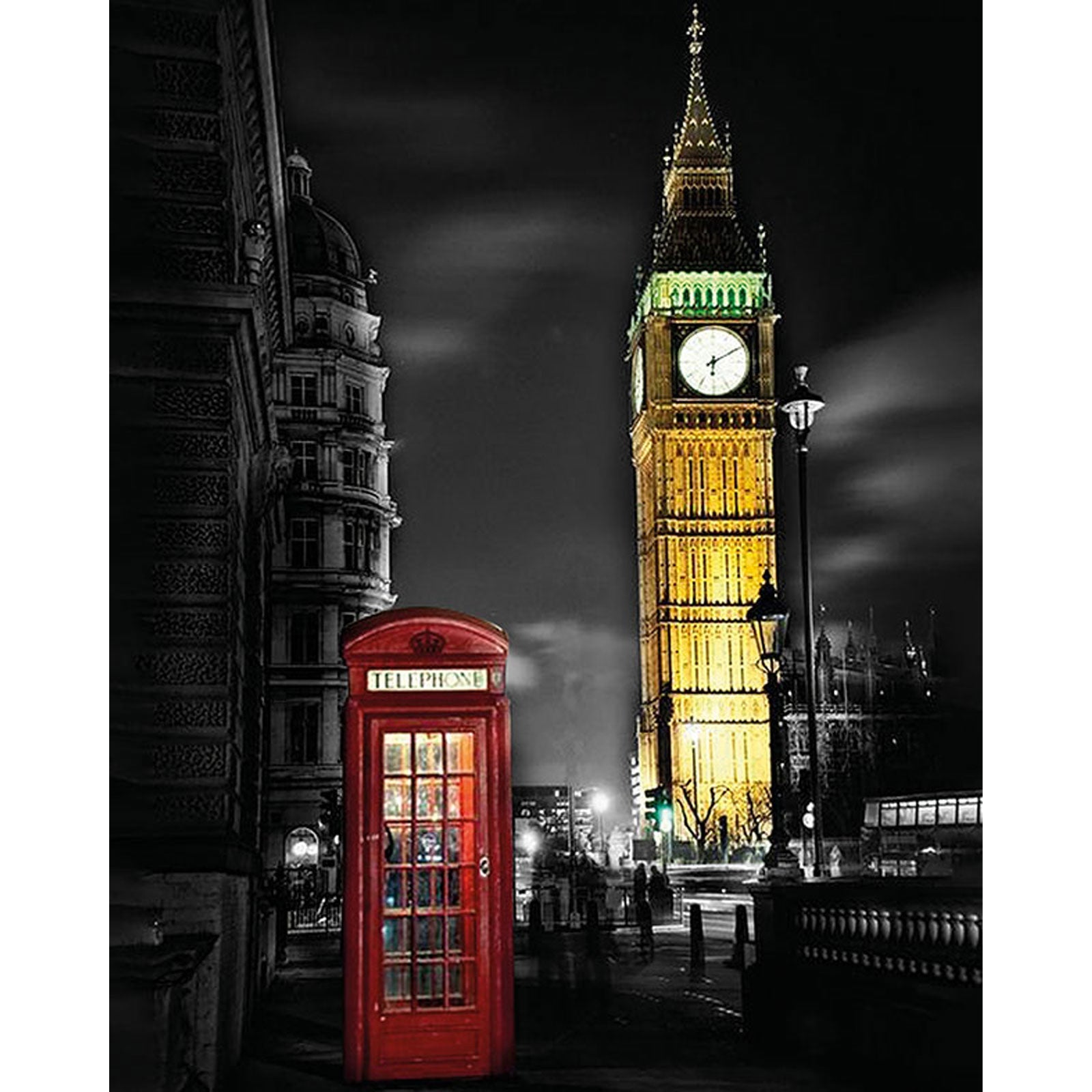 Paint by Numbers 40x50 cm | Night in London (MG2463e) – Painting by numbers | Varvikas.Shop