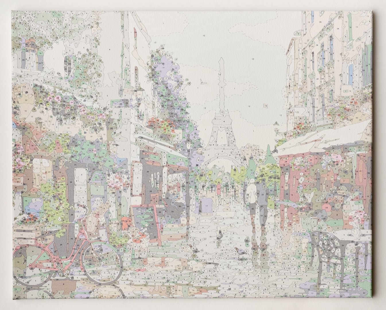 Paint by Numbers 40x50 cm | Paris in Spring (MG2206e) – Painting by numbers | Varvikas.Shop