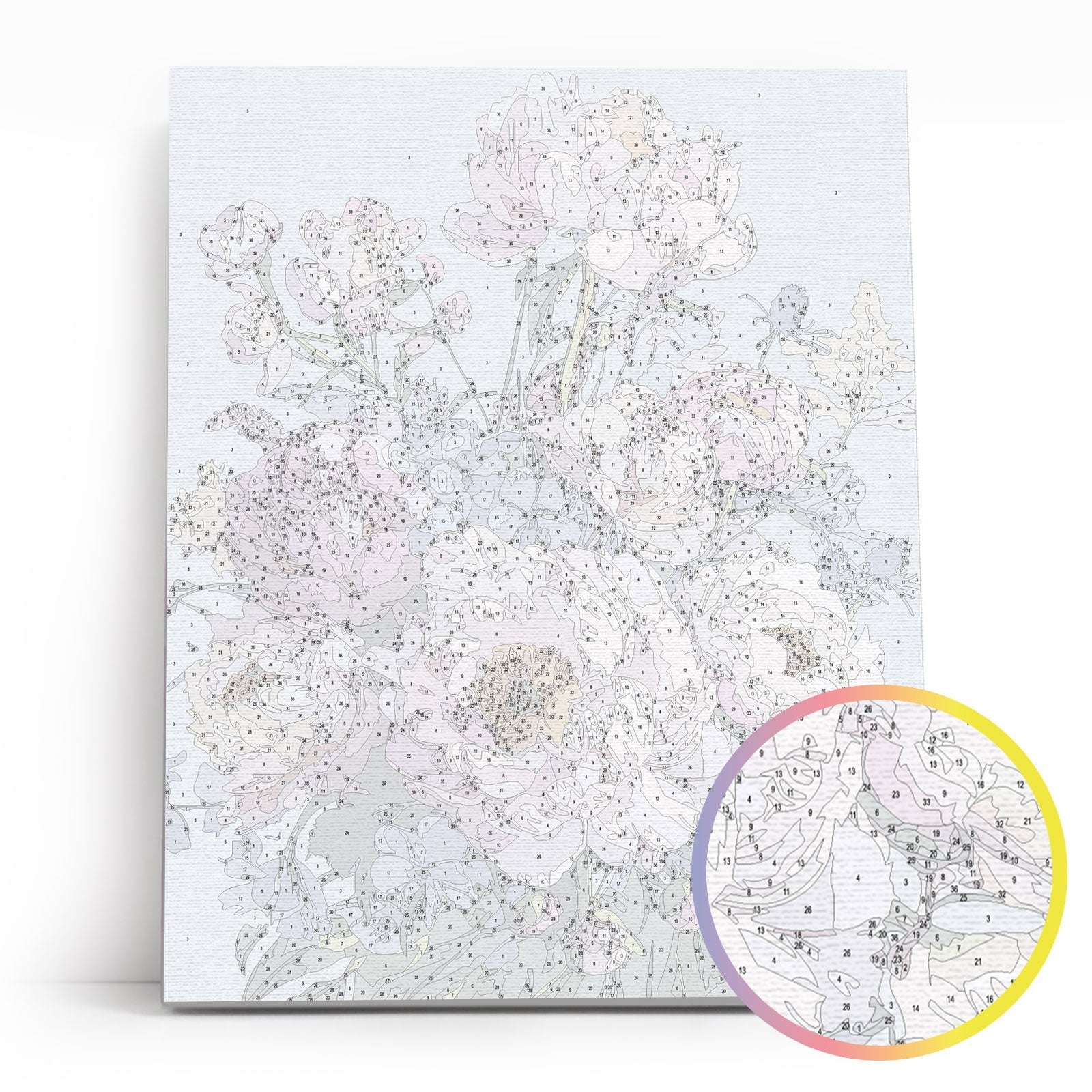 Paint by Numbers 40x50 cm | Peony Reverie (MG2501e) – Painting by numbers | Varvikas.Shop