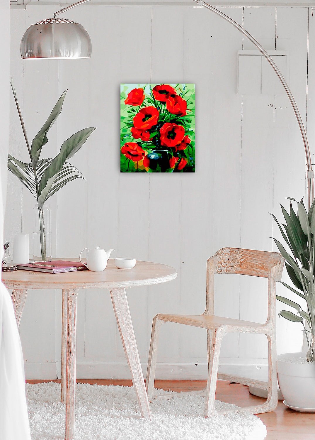 Paint by Numbers 40x50 cm | Poppies Bouquet (MG2142e) – Painting by numbers | Varvikas.Shop