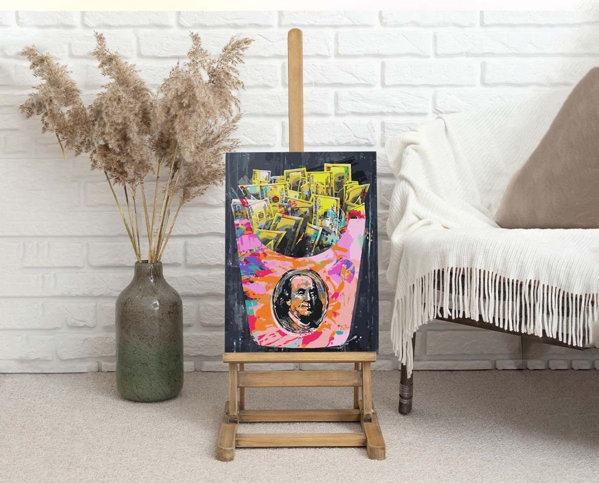 Paint by Numbers 40x50 cm | Power of investment (MG2450e) – Painting by numbers | Varvikas.Shop