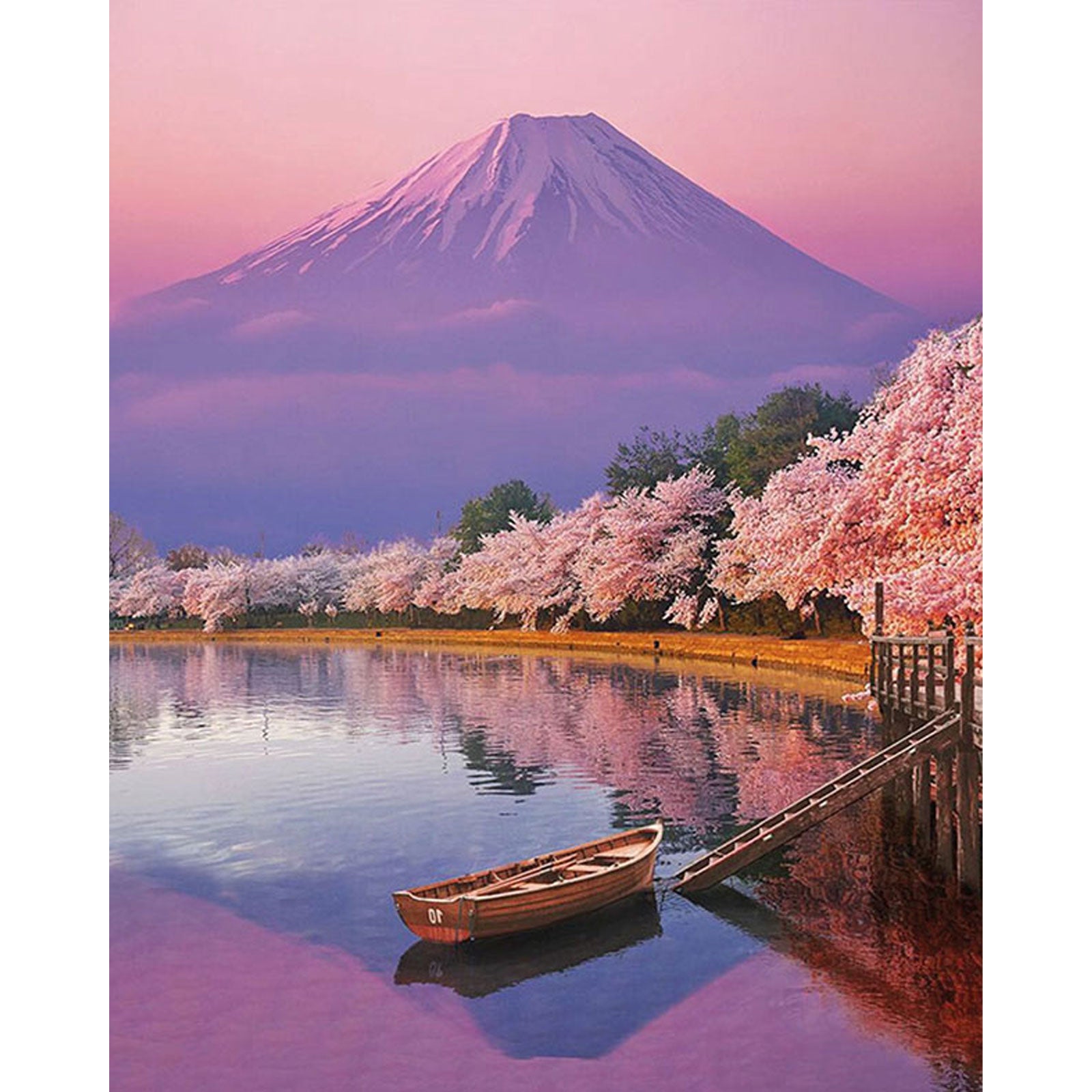 Paint by Numbers 40x50 cm | Purple serenity (MG2454e) – Painting by numbers | Varvikas.Shop