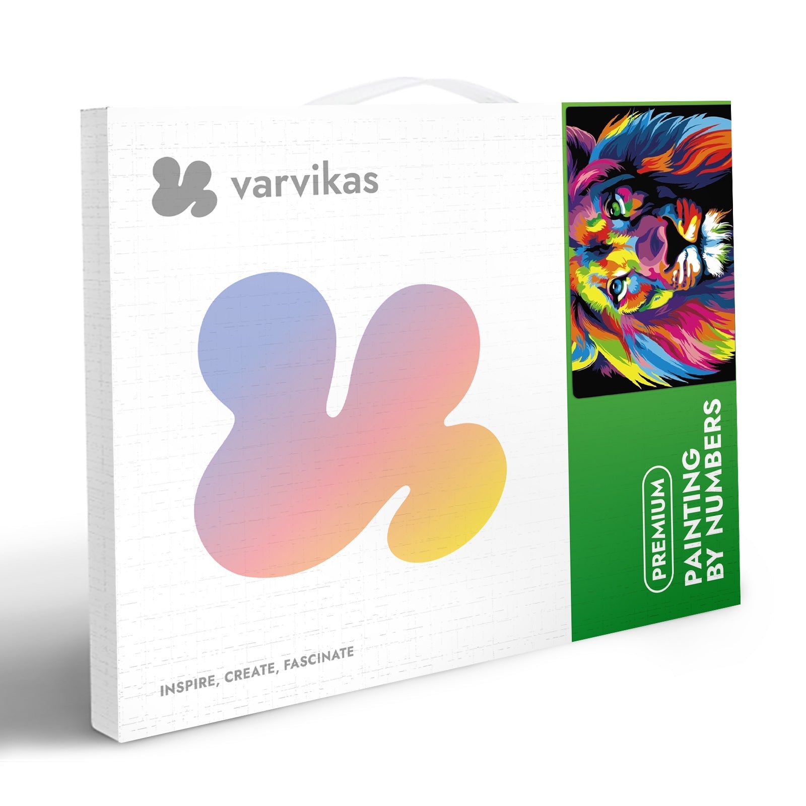 Paint by Numbers 40x50 cm | Rainbow Lion (MG2034e) – Painting by numbers | Varvikas.Shop