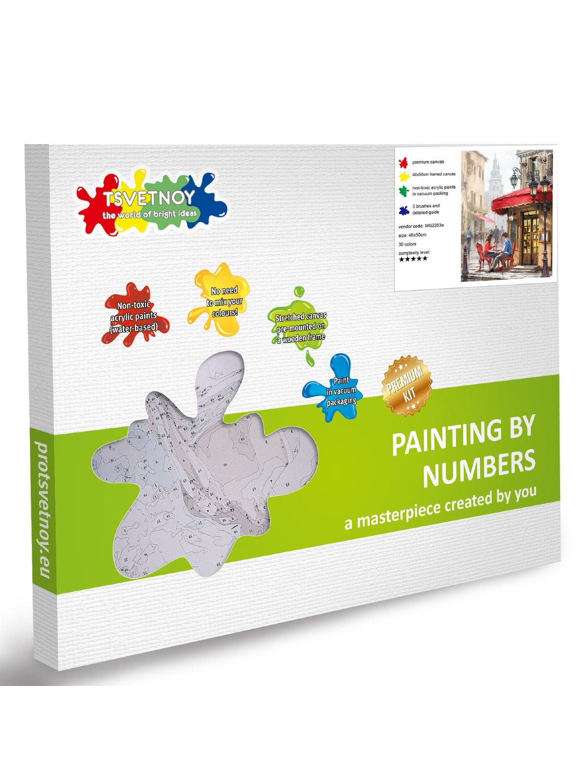 Paint by Numbers 40x50 cm | Rendezvous (MG2203e) – Painting by numbers | Varvikas.Shop