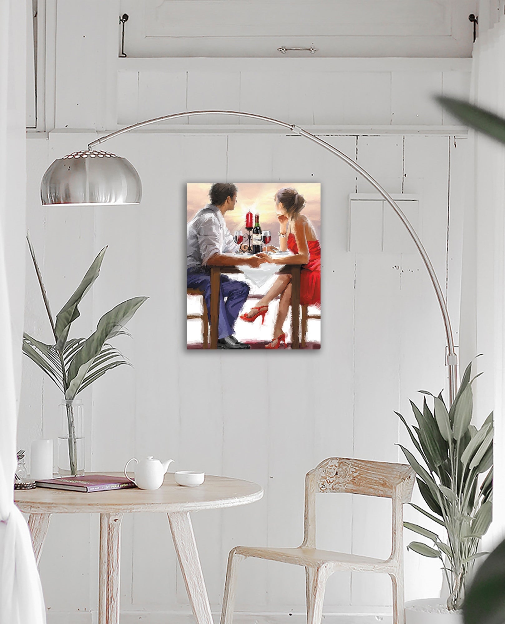 Paint by Numbers 40x50 cm | Romantic Dinner (MG2202e) – Painting by numbers | Varvikas.Shop