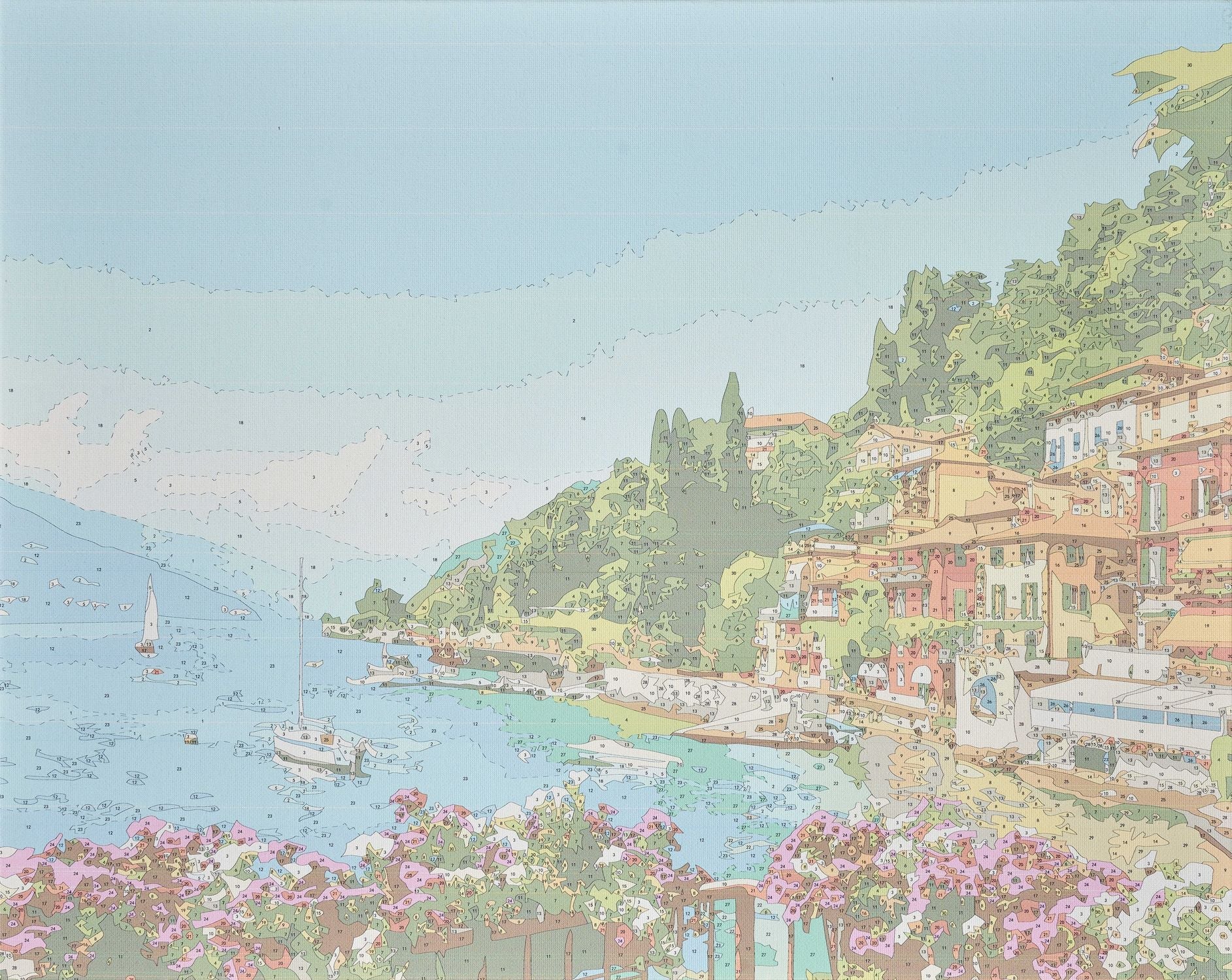 Paint by Numbers 40x50 cm | Romantic Lagoon (MG2416e) – Painting by numbers | Varvikas.Shop