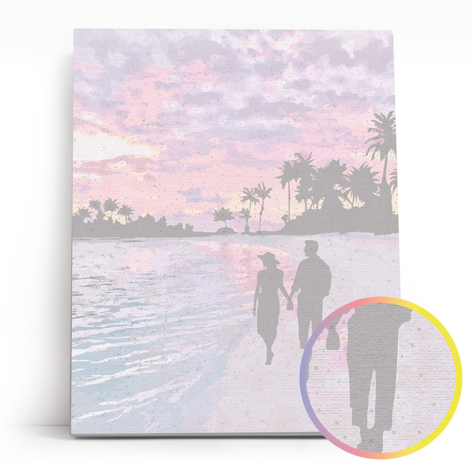 Paint by Numbers 40x50 cm | Romantic walk (MG2486e) – Painting by numbers | Varvikas.Shop