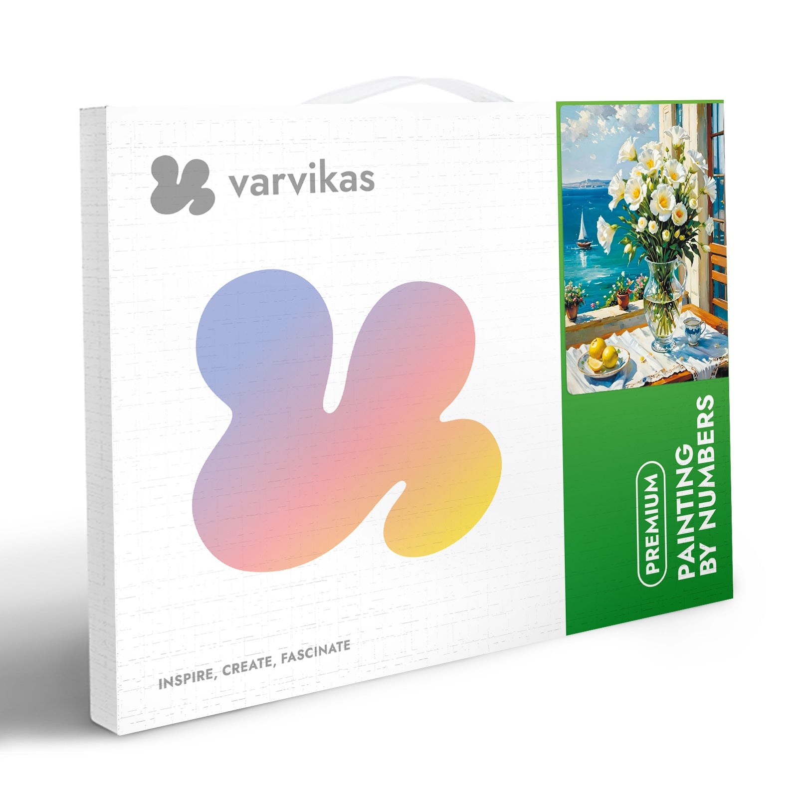 Paint by Numbers 40x50 cm | Seaside Window (MG2520e) – Painting by numbers | Varvikas.Shop