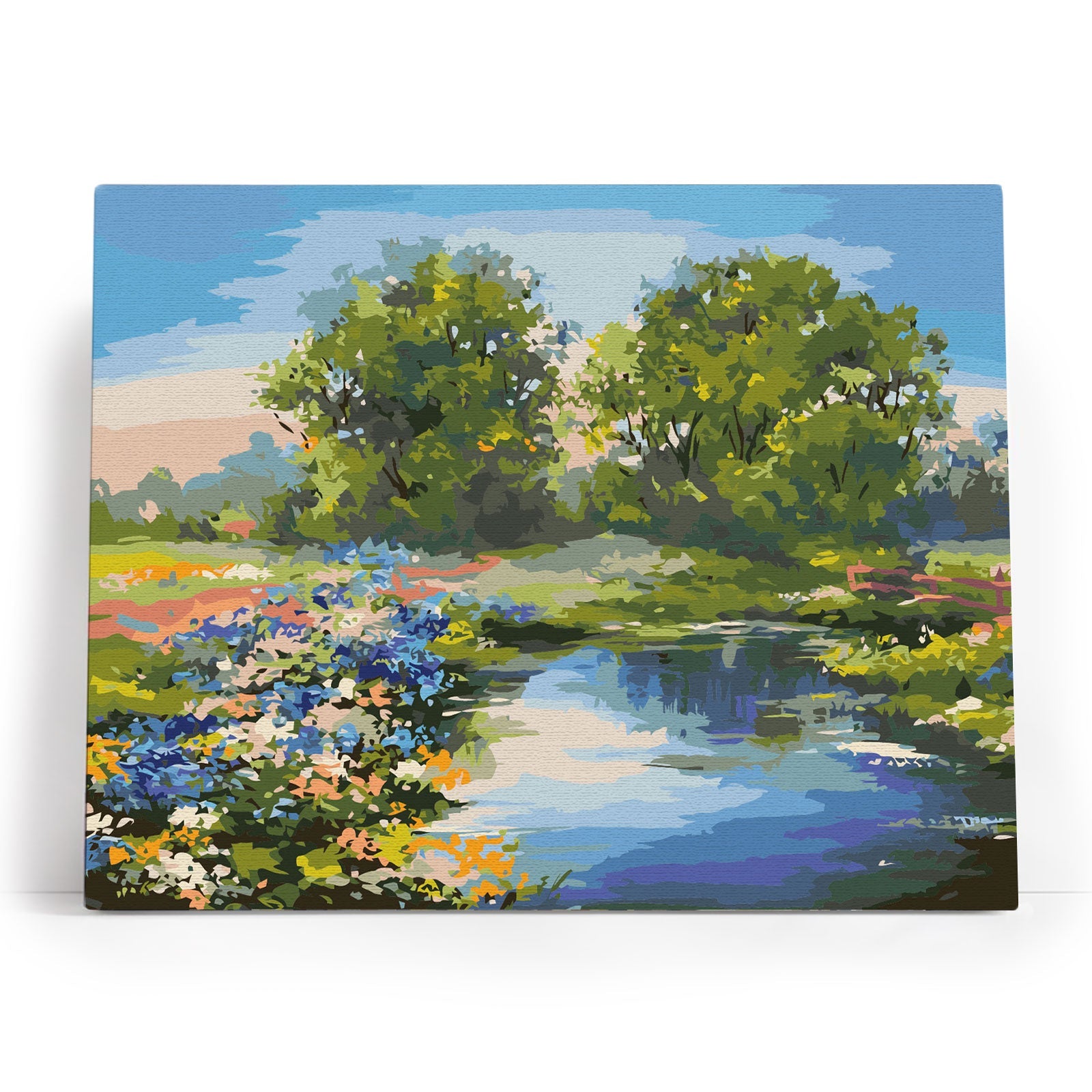 Paint by Numbers 40x50 cm | Summer River (MG2415e) – Painting by numbers | Varvikas.Shop