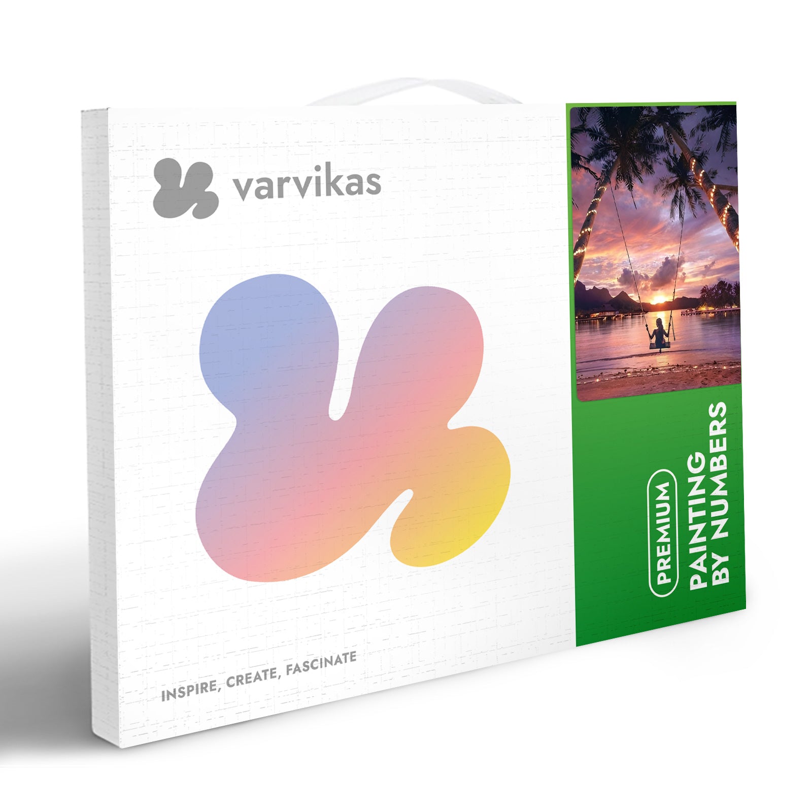 Paint by Numbers 40x50 cm | Swing in sunset (MG2483e) – Painting by numbers | Varvikas.Shop