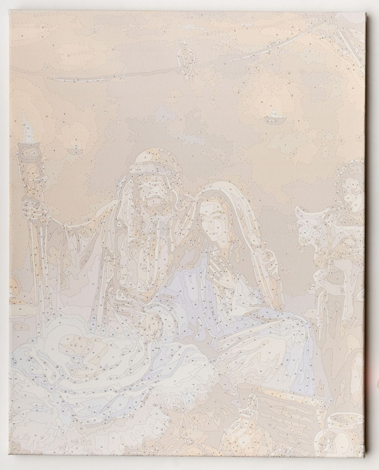 Paint by Numbers 40x50 cm | The Birth of Jesus Christ (MG2156e) – Painting by numbers | Varvikas.Shop