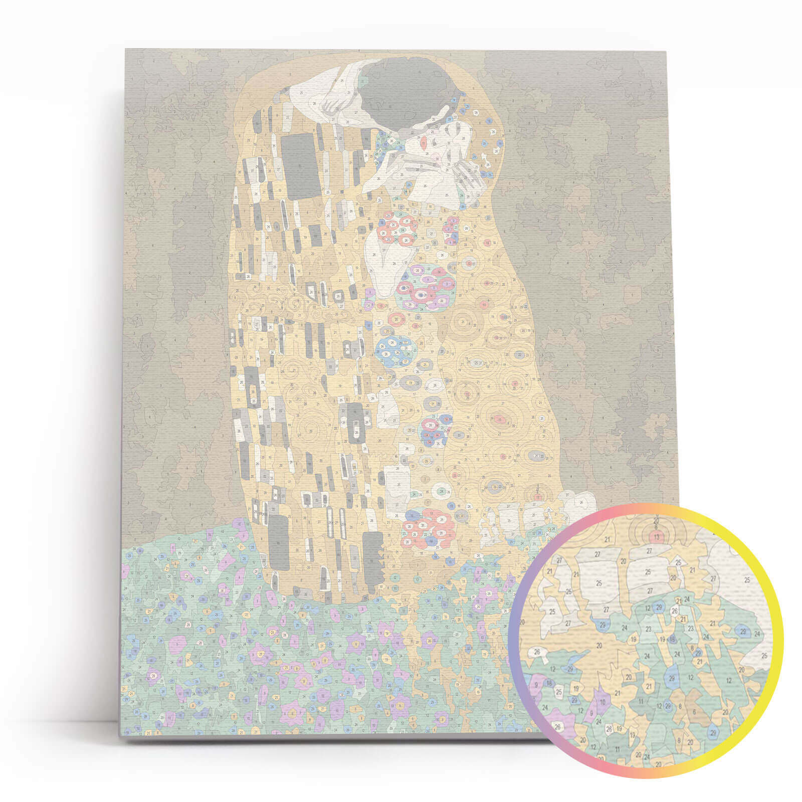 Paint by Numbers 40x50 cm | The Kiss Gustav Klimt (MG543e) – Painting by numbers | Varvikas.Shop