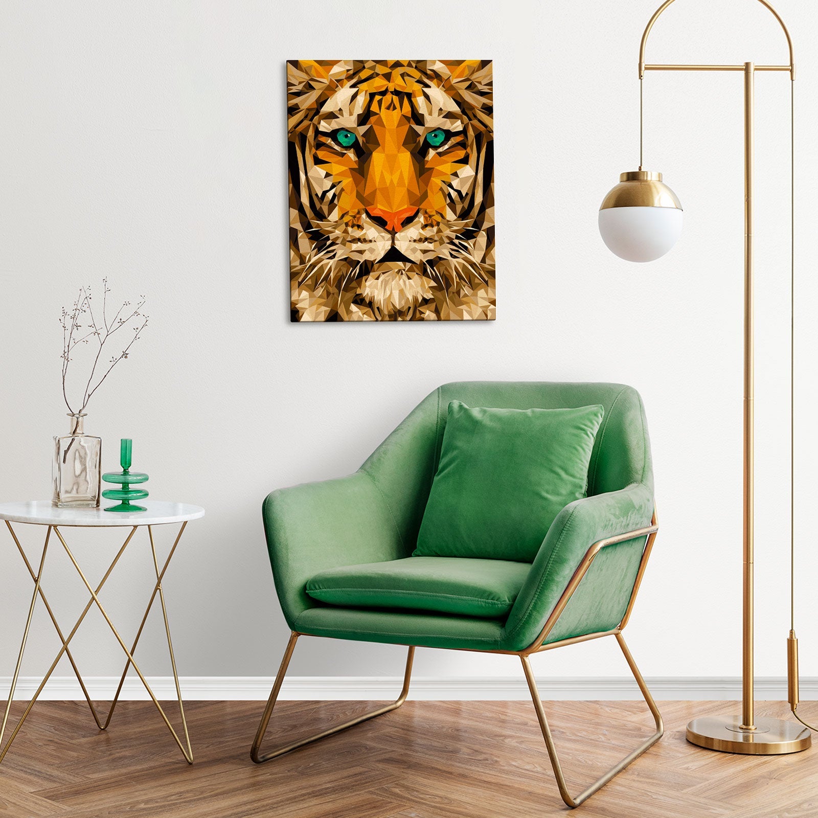 Paint by Numbers 40x50 cm | Tiger (MG2436e) – Painting by numbers | Varvikas.Shop