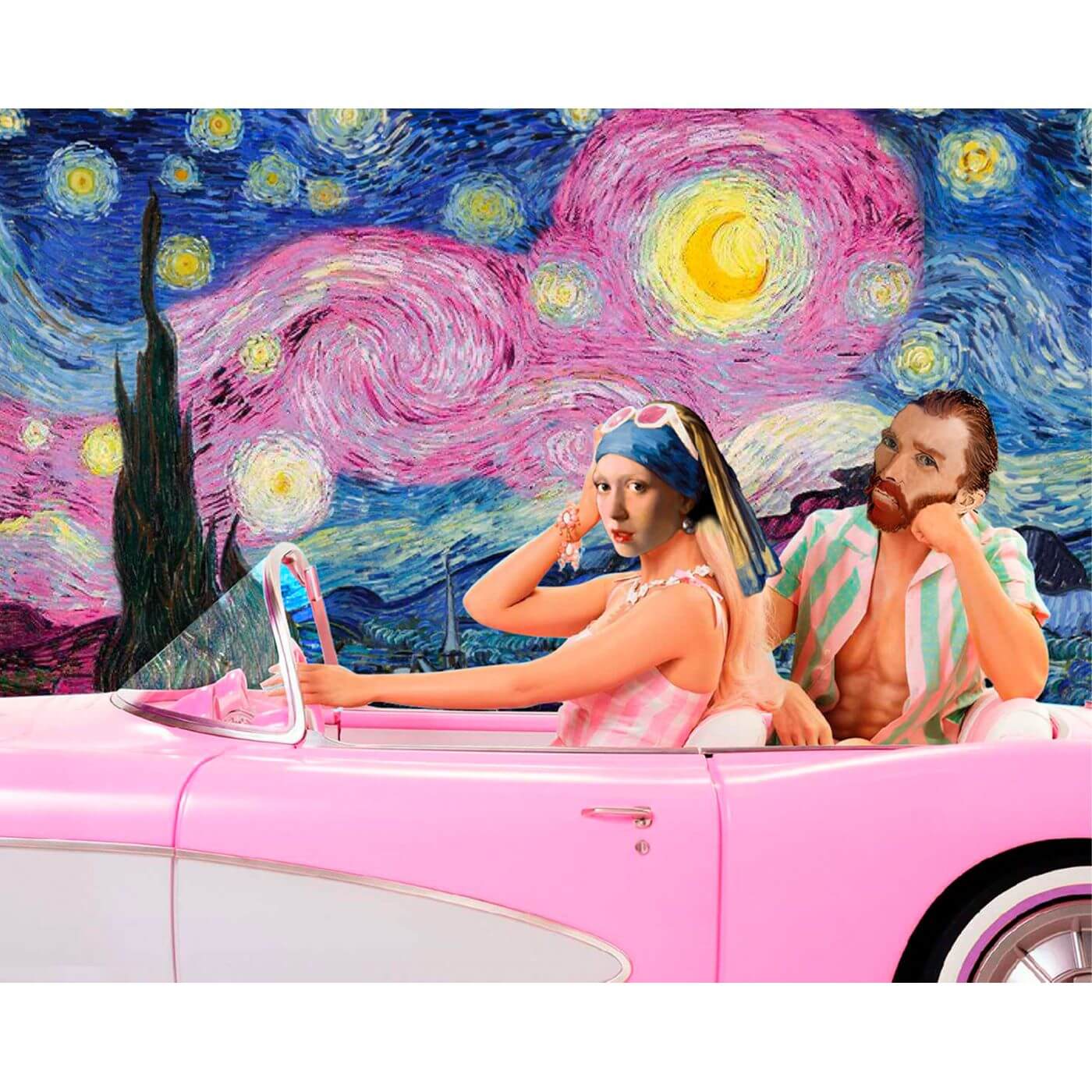 Paint by Numbers 40x50 cm | Time travel (MG2479e) – Painting by numbers | Varvikas.Shop