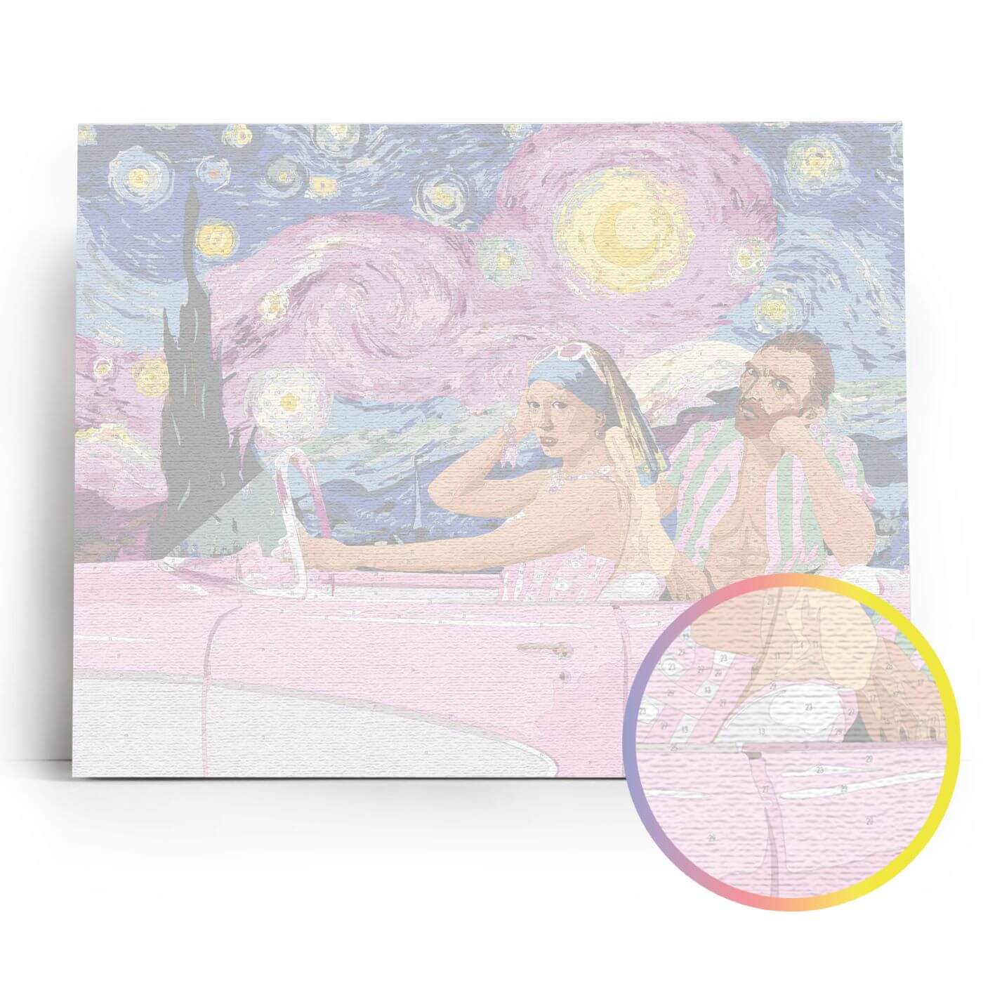 Paint by Numbers 40x50 cm | Time travel (MG2479e) – Painting by numbers | Varvikas.Shop