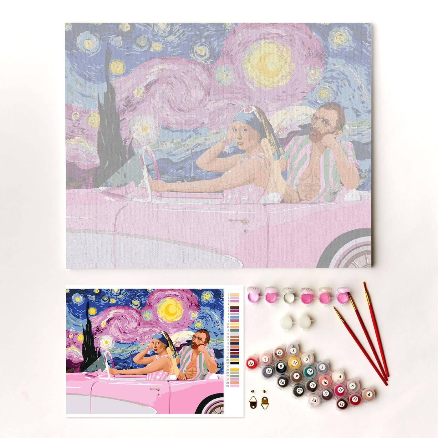 Paint by Numbers 40x50 cm | Time travel (MG2479e) – Painting by numbers | Varvikas.Shop