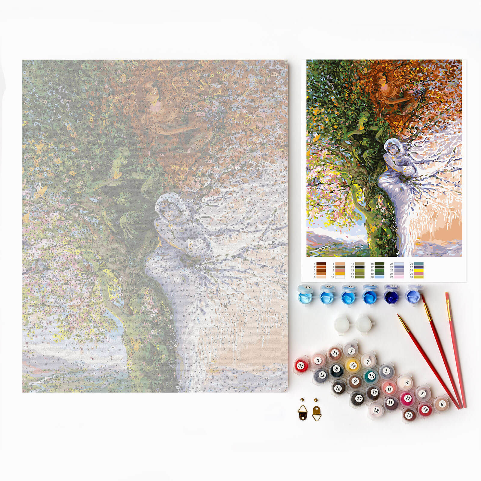 Paint by Numbers 40x50 cm | Tree of Four Seasons (MG2442e) – Painting by numbers | Varvikas.Shop
