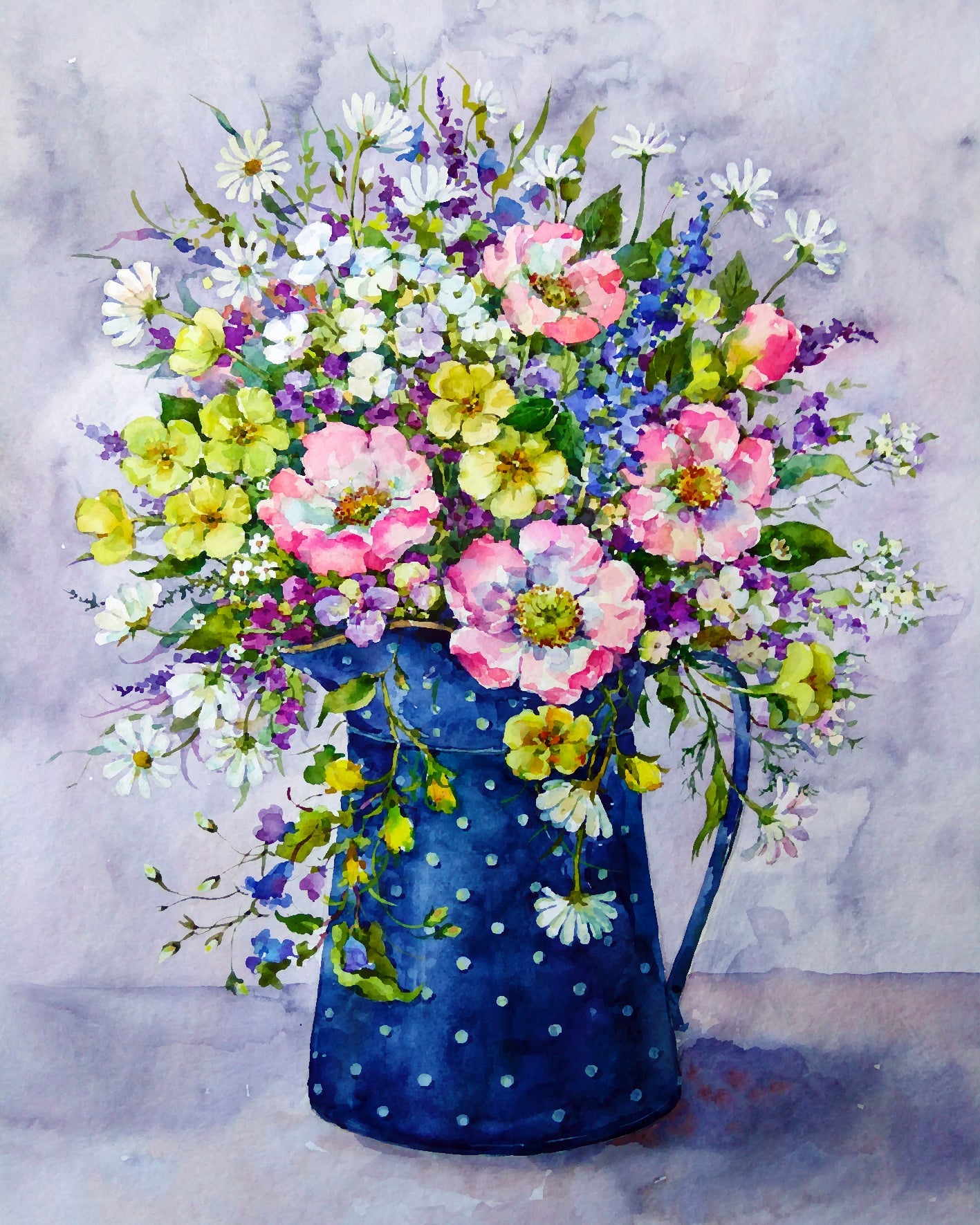 Paint by Numbers 40x50 cm | Wildflower Bouquet (MG2180e) – Painting by numbers | Varvikas.Shop