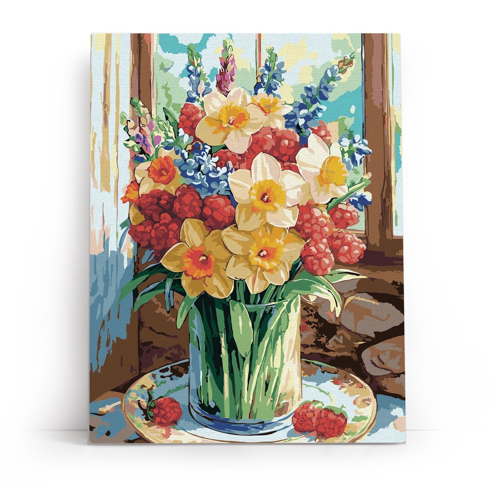 Painting by numbers - ME1183e - Summer in a Vase – Painting by numbers | Varvikas.Shop