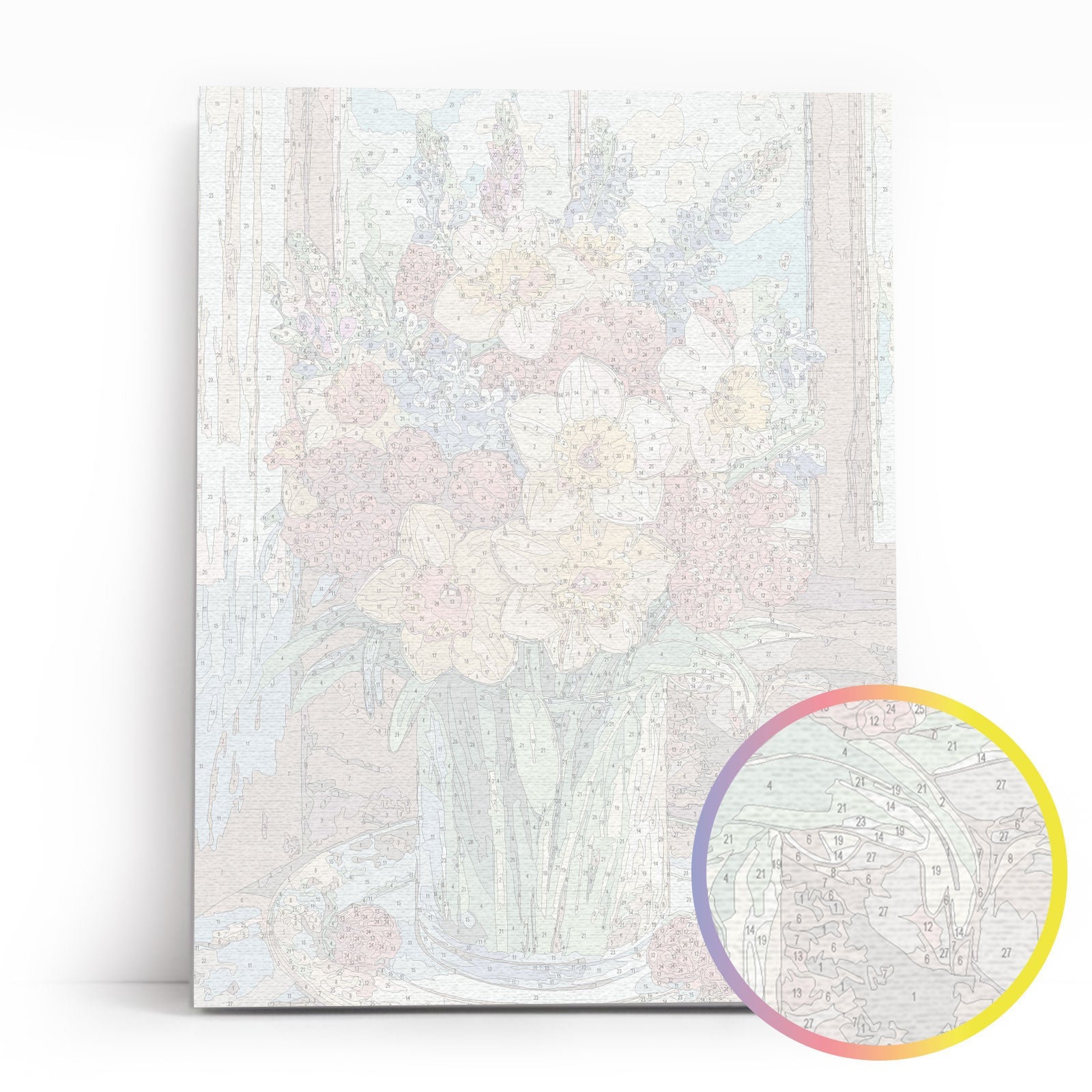 Painting by numbers - ME1183e - Summer in a Vase – Painting by numbers | Varvikas.Shop