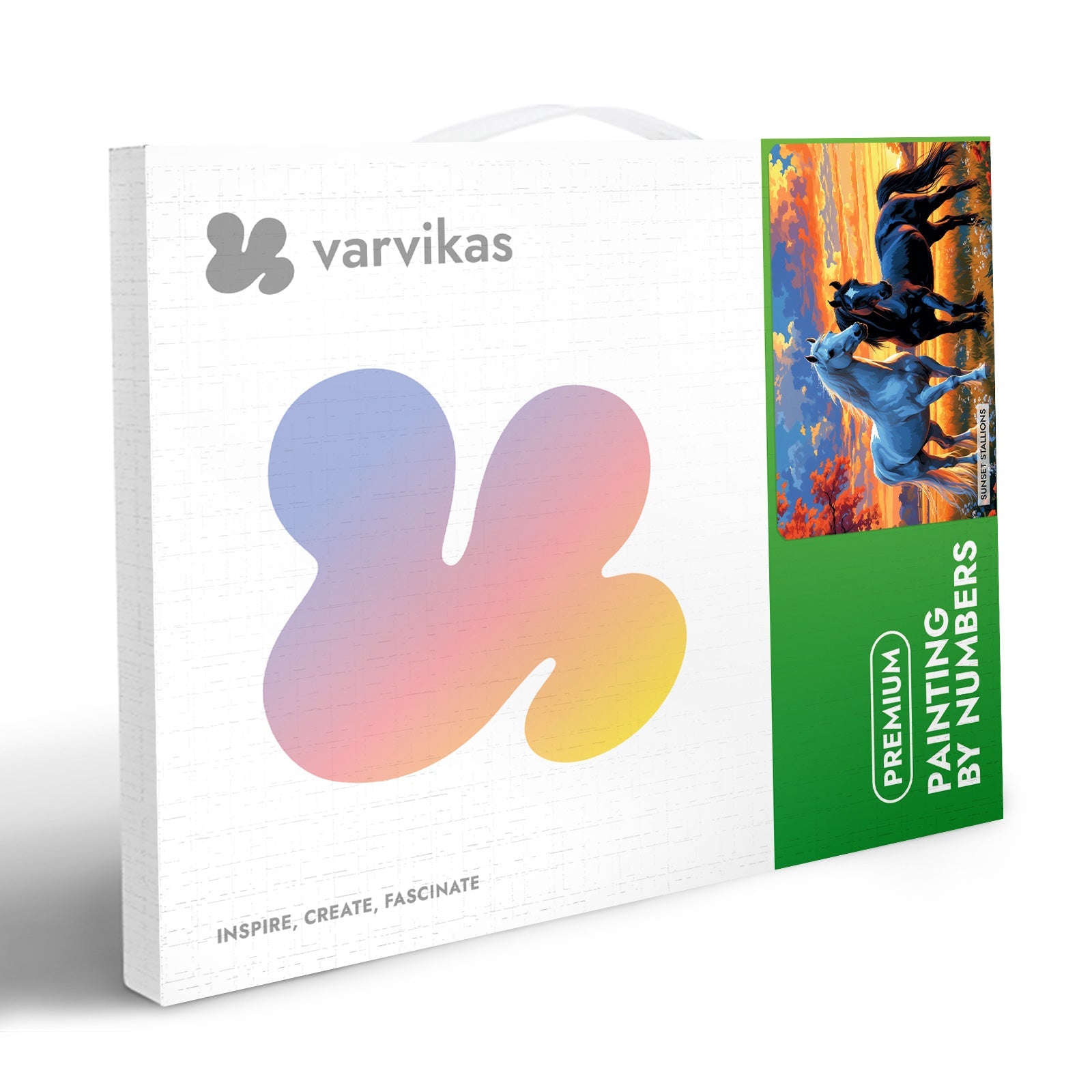 Painting by numbers - MG2534e - Sunset Stallions – Painting by numbers | Varvikas.Shop