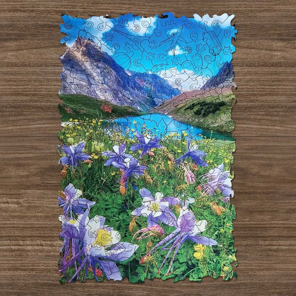 Wooden Jigsaw Puzzle 170 pcs | Alps Hugs (PW014e) – Wooden puzzles | Varvikas.Shop