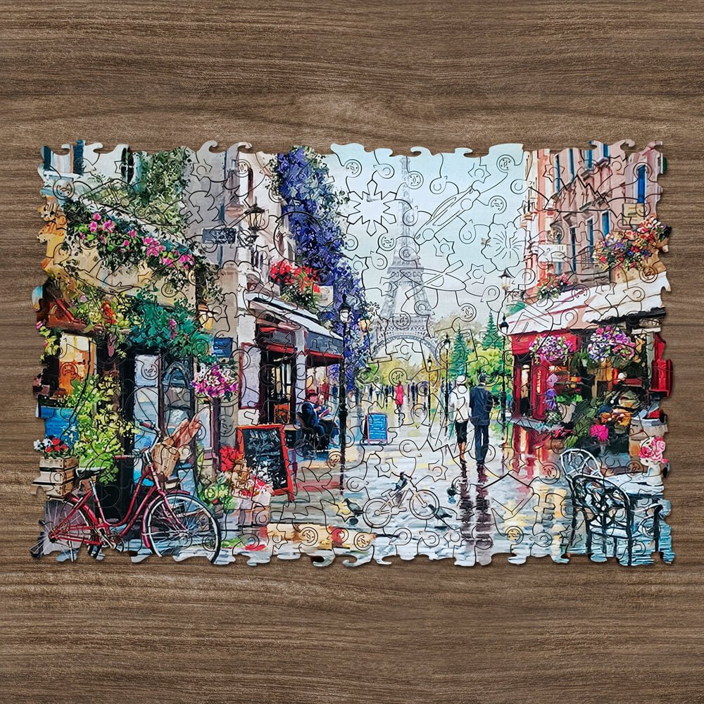 Wooden Jigsaw Puzzle 170 pcs | Vive la France (PW013e) – Wooden puzzles | Varvikas.Shop
