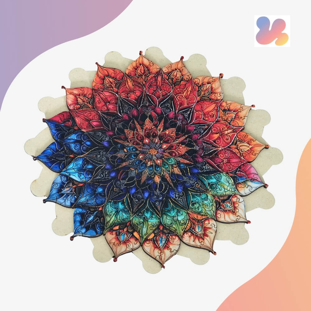 Wooden Jigsaw Puzzle 200 pcs | Sacred Patterns (PW049e) – Wooden puzzles | Varvikas.Shop