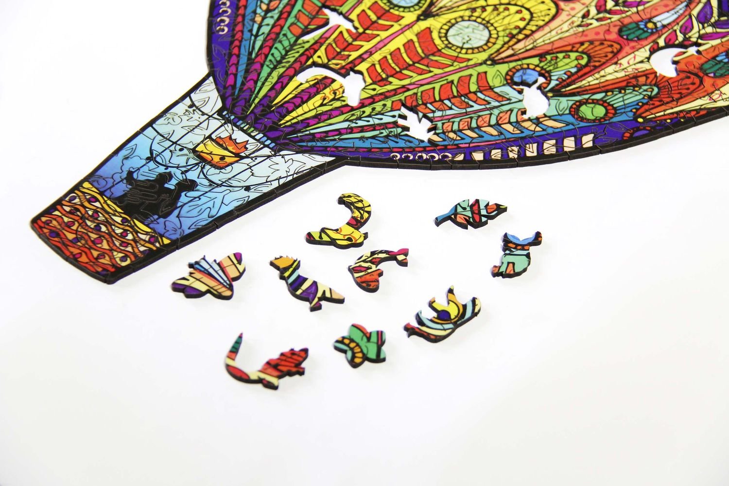 Wooden Jigsaw Puzzle 250 pcs | Flying in Love (PW007e) – Wooden puzzles | Varvikas.Shop