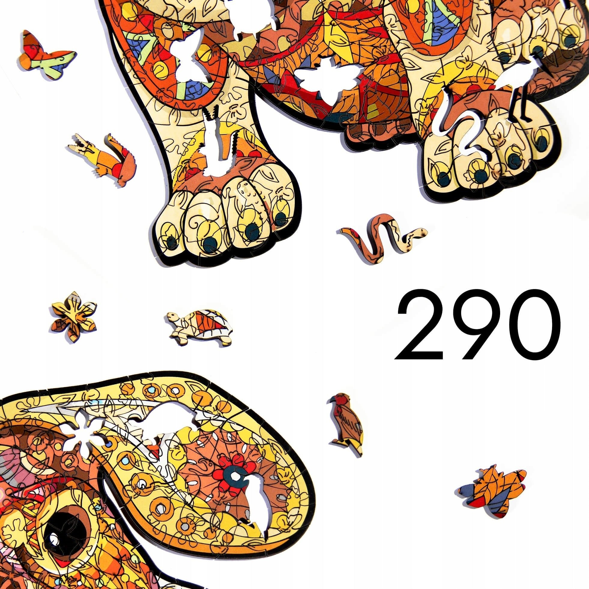 Wooden Jigsaw Puzzle 290 pcs | True Friend (PW006e) – Wooden puzzles | Varvikas.Shop