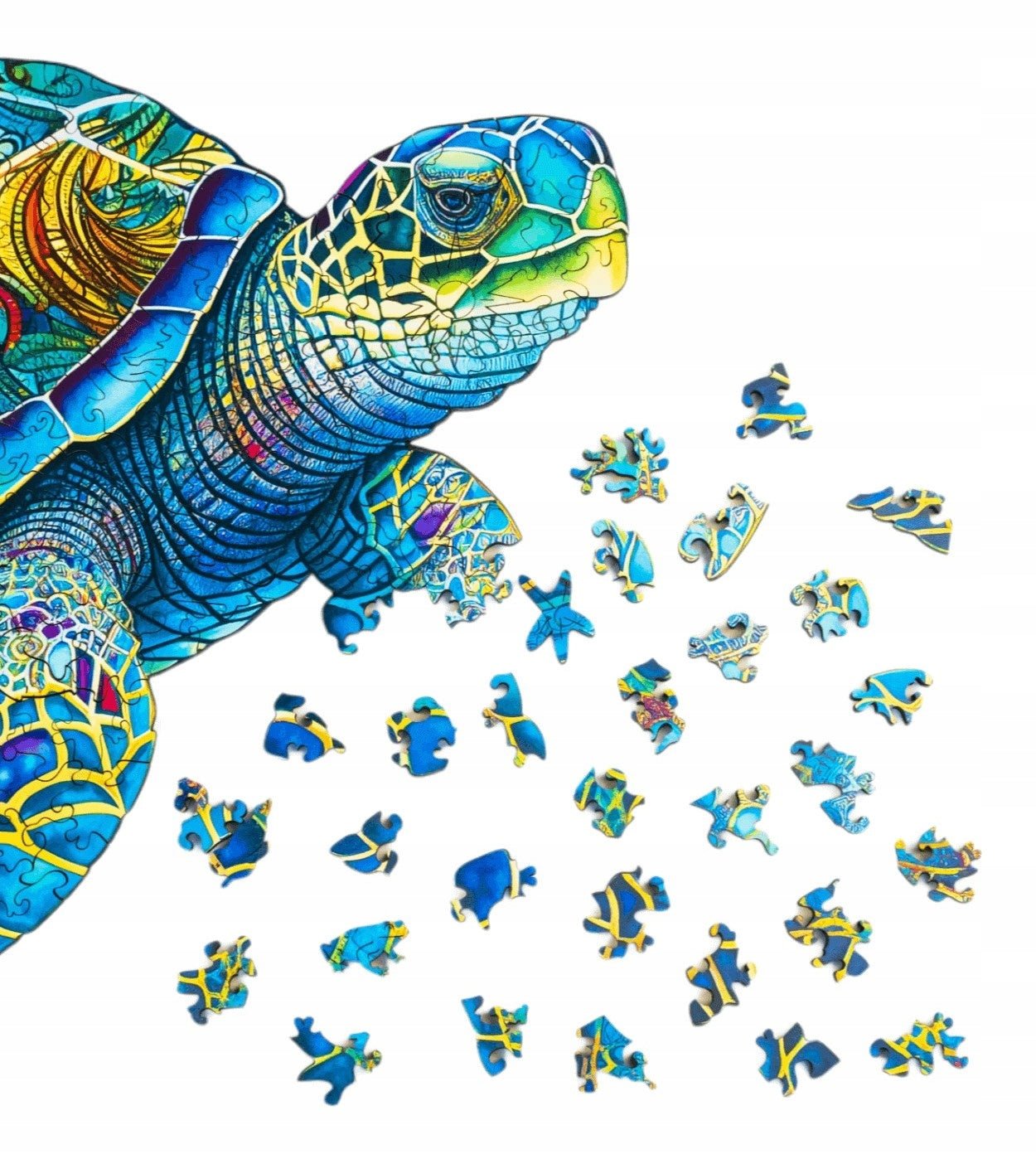 Wooden Jigsaw Puzzle 300 pcs | Big Turtle (PW021e) – Wooden puzzles | Varvikas.Shop