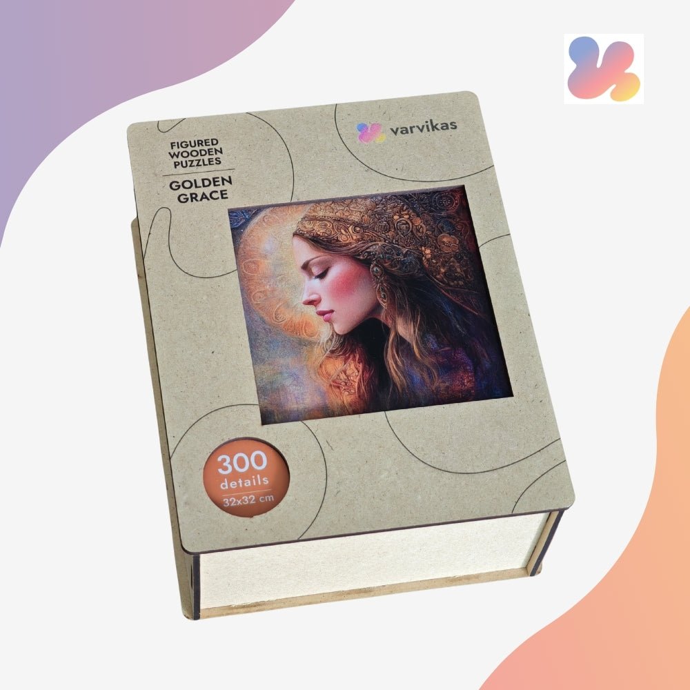 Wooden Jigsaw Puzzle 300 pcs | Golden Grace (PW051e) – Wooden puzzles | Varvikas.Shop