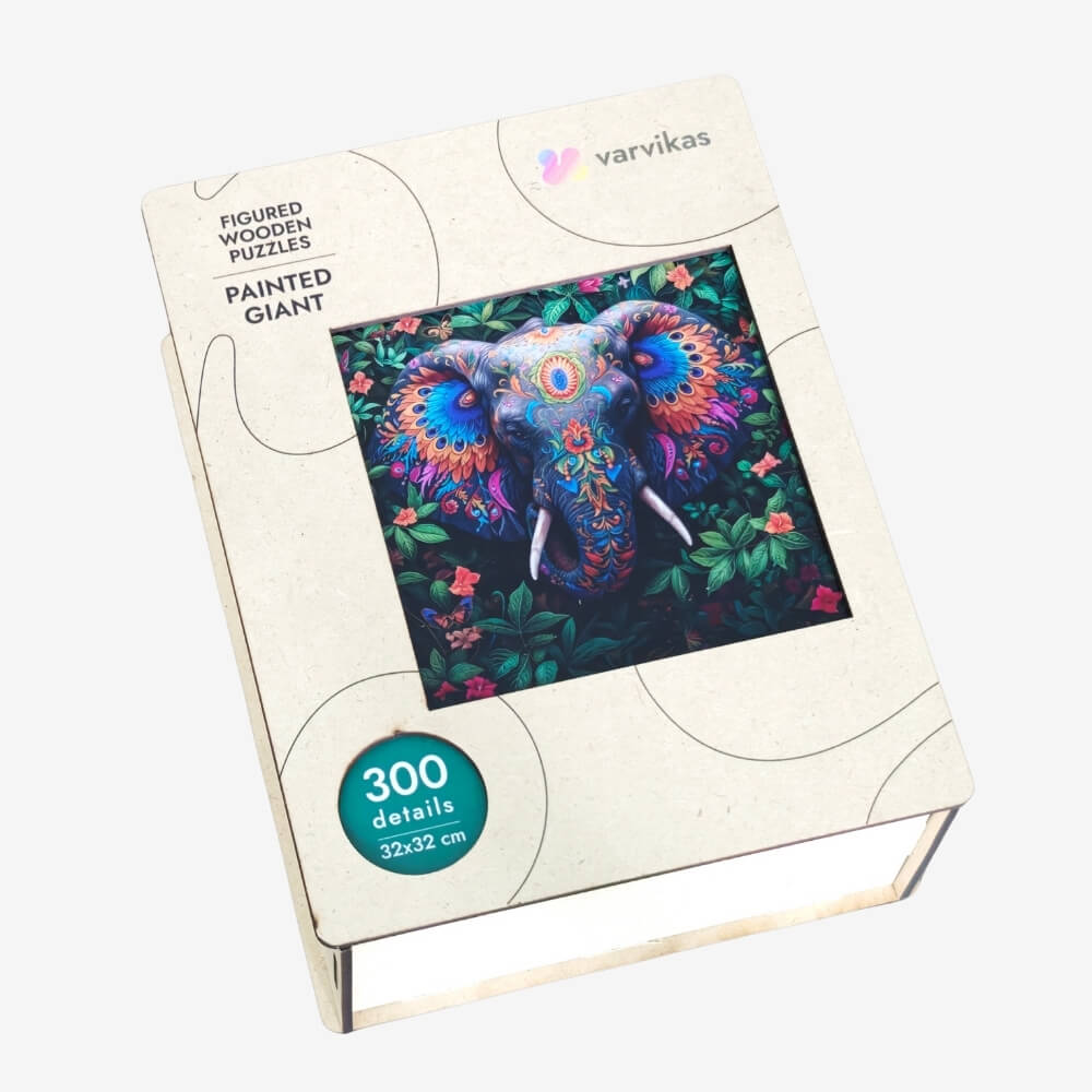 Wooden Jigsaw Puzzle 300 pcs | Painted Giant (PW044e) – Wooden puzzles | Varvikas.Shop