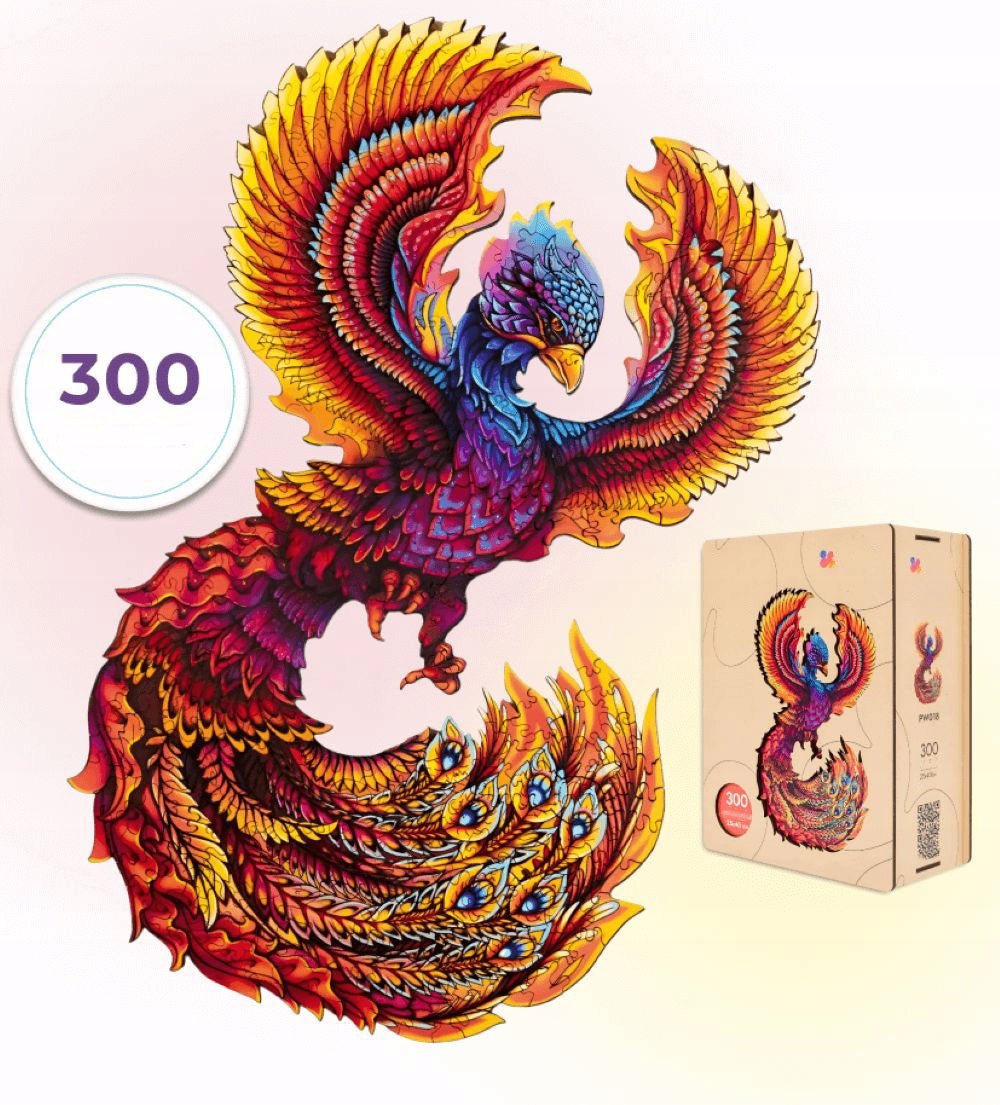 Wooden Jigsaw Puzzle 300 pcs | Phoenix (PW018e) – Wooden puzzles | Varvikas.Shop