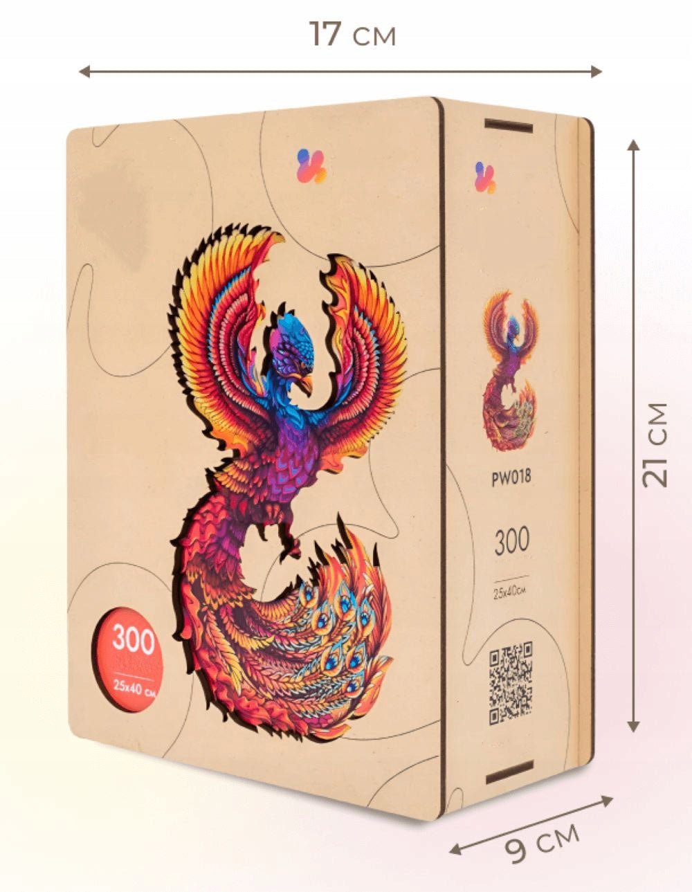 Wooden Jigsaw Puzzle 300 pcs | Phoenix (PW018e) – Wooden puzzles | Varvikas.Shop