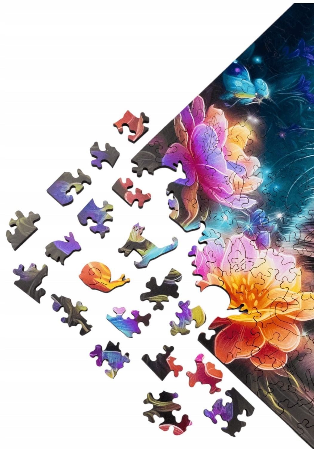 Wooden Jigsaw Puzzle 300 pcs | Pretty Cat (PW030e) – Wooden puzzles | Varvikas.Shop