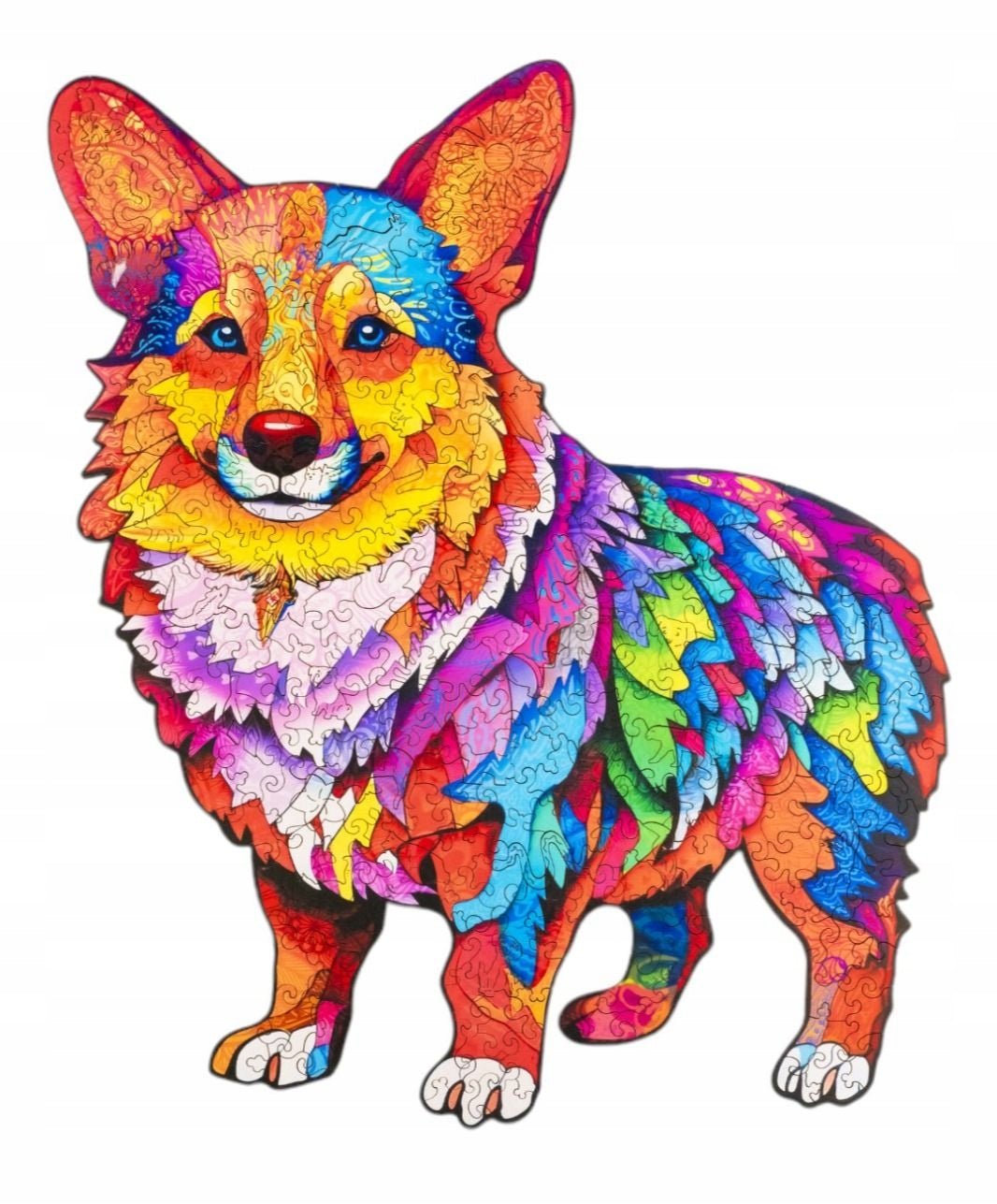 Wooden Jigsaw Puzzle 300 pcs | Puppy Corgi (PW032e) – Wooden puzzles | Varvikas.Shop