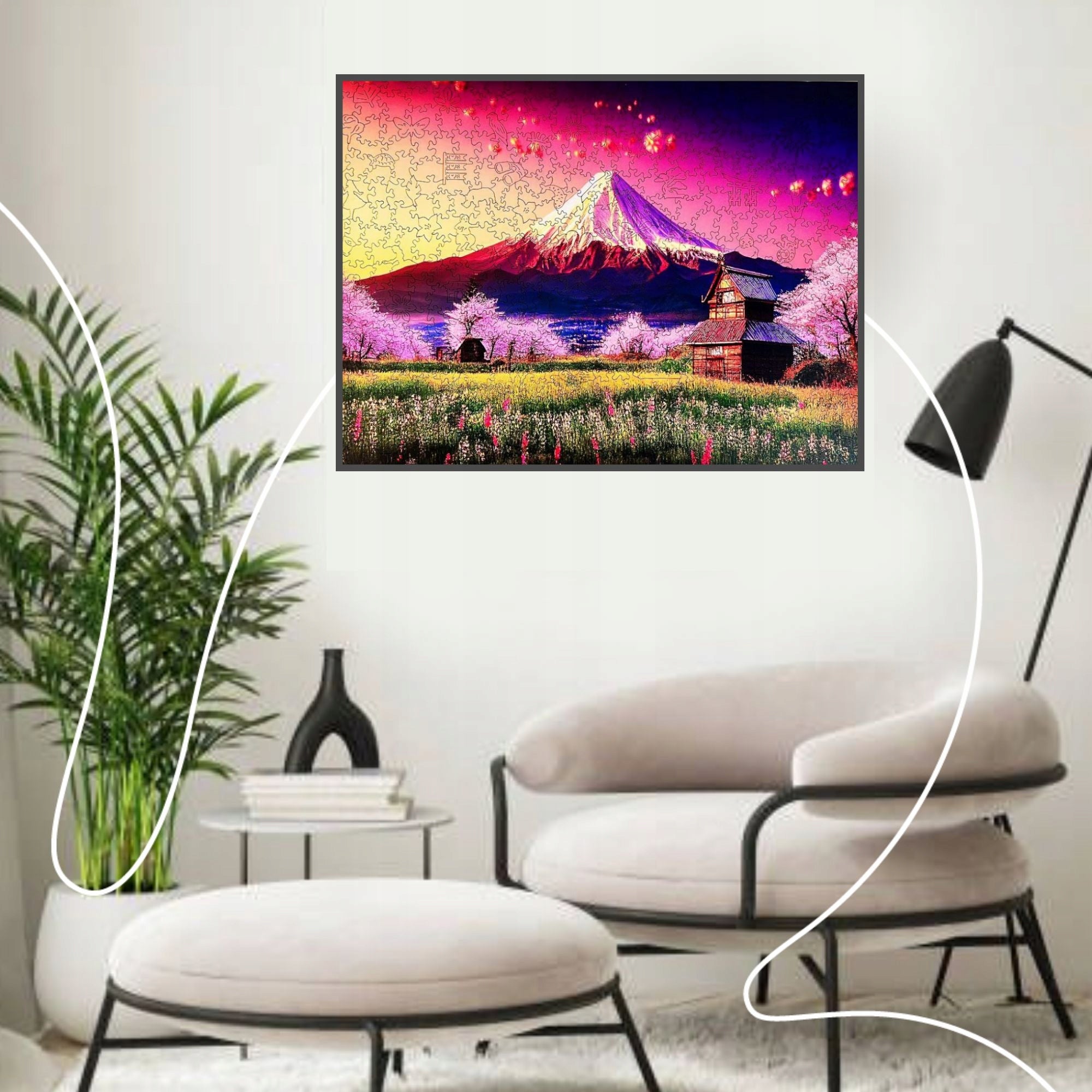 Wooden Jigsaw Puzzle 500 pcs | Fujiyama (PW029e) – Wooden puzzles | Varvikas.Shop