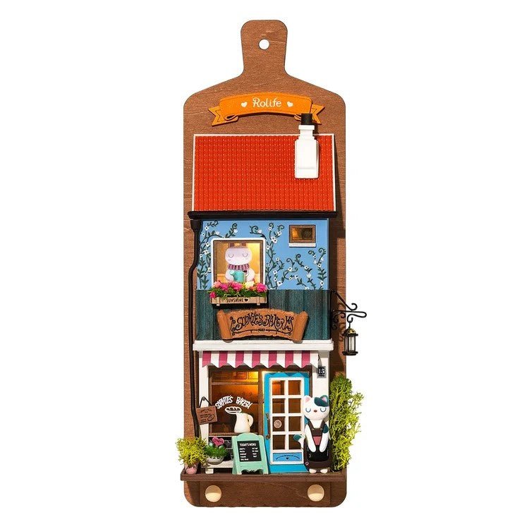 DIY Miniature House Kit (RoomBox) | Aroma Toast Lab (RDS019e) – Roombox | Varvikas.Shop