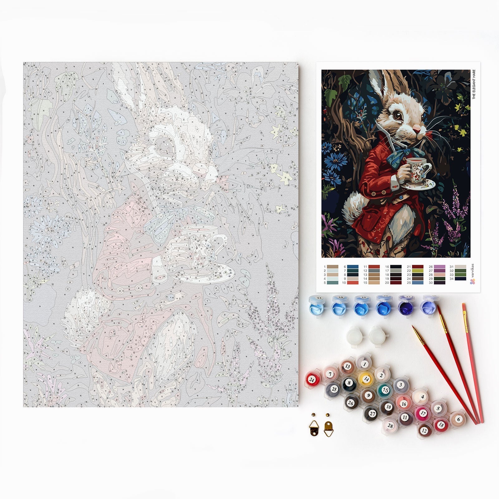 Alice in Wonderland Paint by Numbers: whimsical scenes for magical decor and mindful painting - Varvikas.Shop