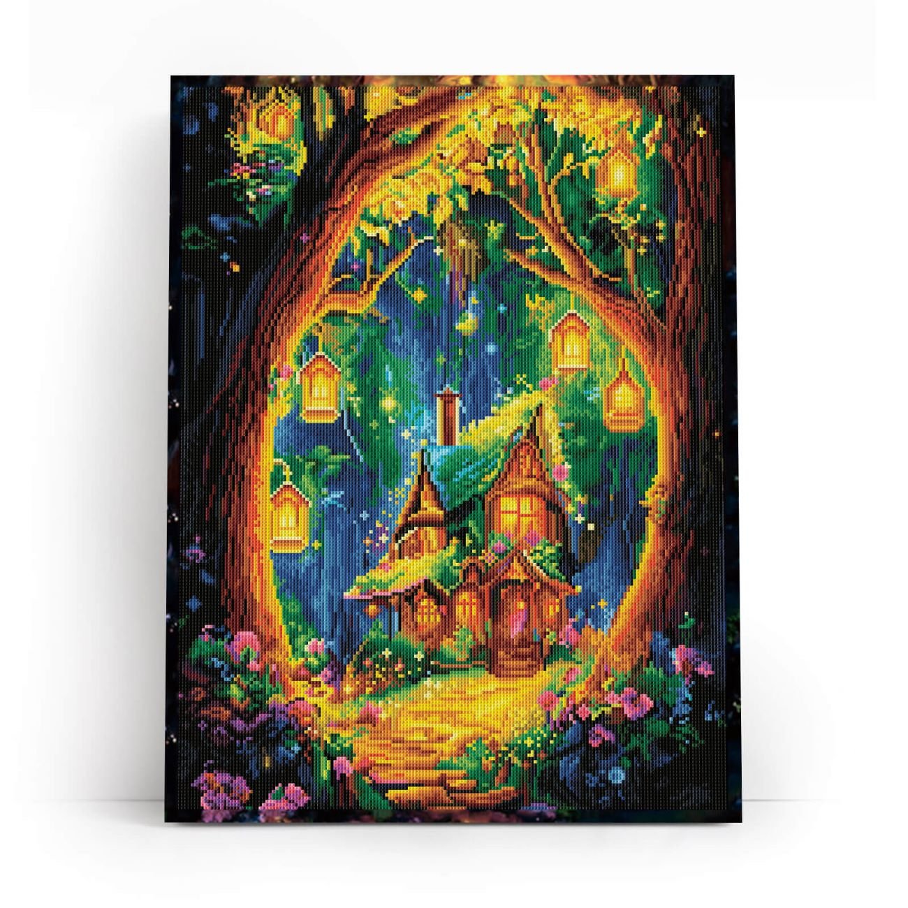 Autumn Diamond Painting Kits: Golden Mosaic Art with Rhinestones - Varvikas.Shop