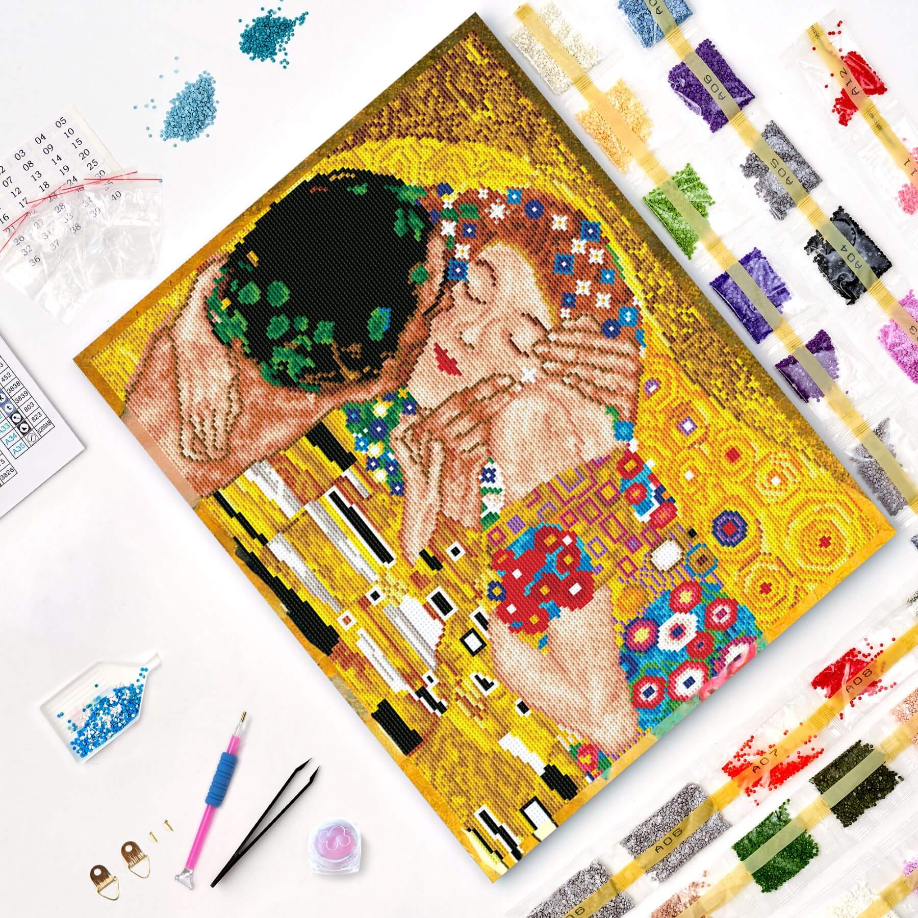 Gustav Klimt Diamond Painting Kits: Sparkling Masterpieces of Golden Art - Varvikas.Shop