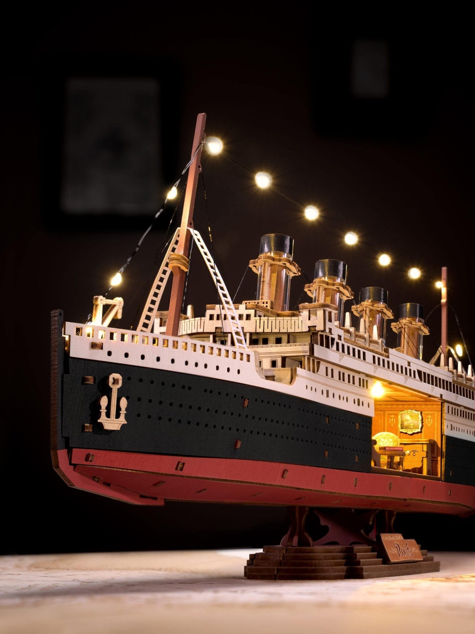 3D Wooden Mechanical Puzzle Kit, 1912 - Eternal Atlantic Voyager (TGL02) – Wooden constructors | Varvikas.Shop