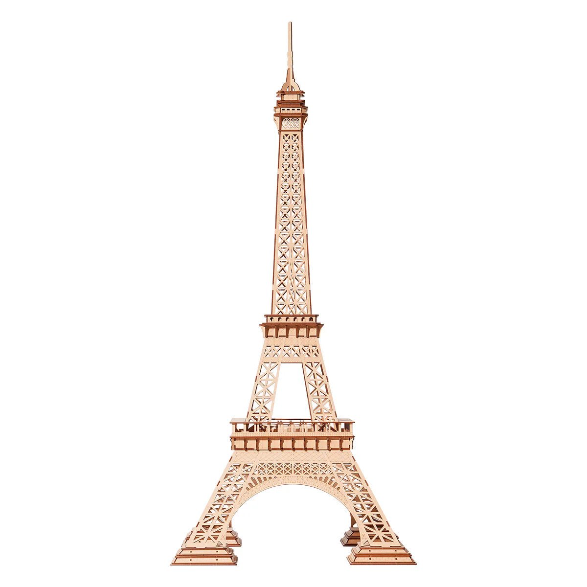 3D Wooden Mechanical Puzzle Kit, Eiffel Tower Plus (TGC02) – Wooden constructors | Varvikas
