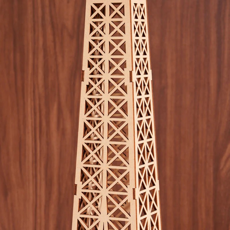 3D Wooden Mechanical Puzzle Kit, Eiffel Tower Plus (TGC02) – Wooden constructors | Varvikas