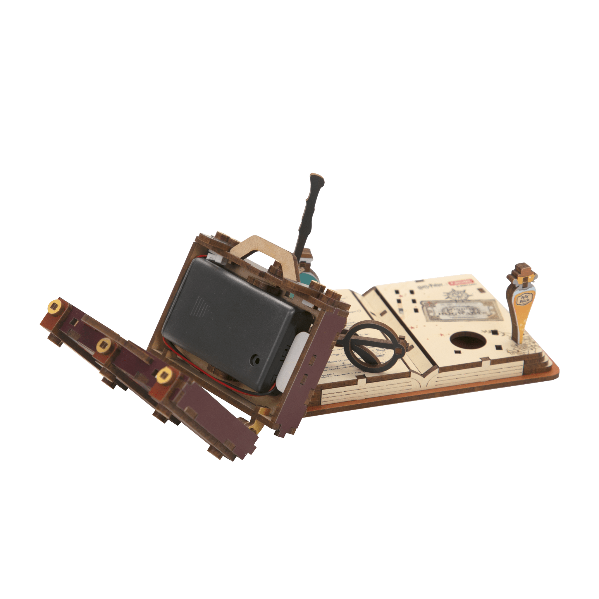 3D Wooden Mechanical Puzzle Kit, Hedwig (1613) – Wooden constructors | Varvikas