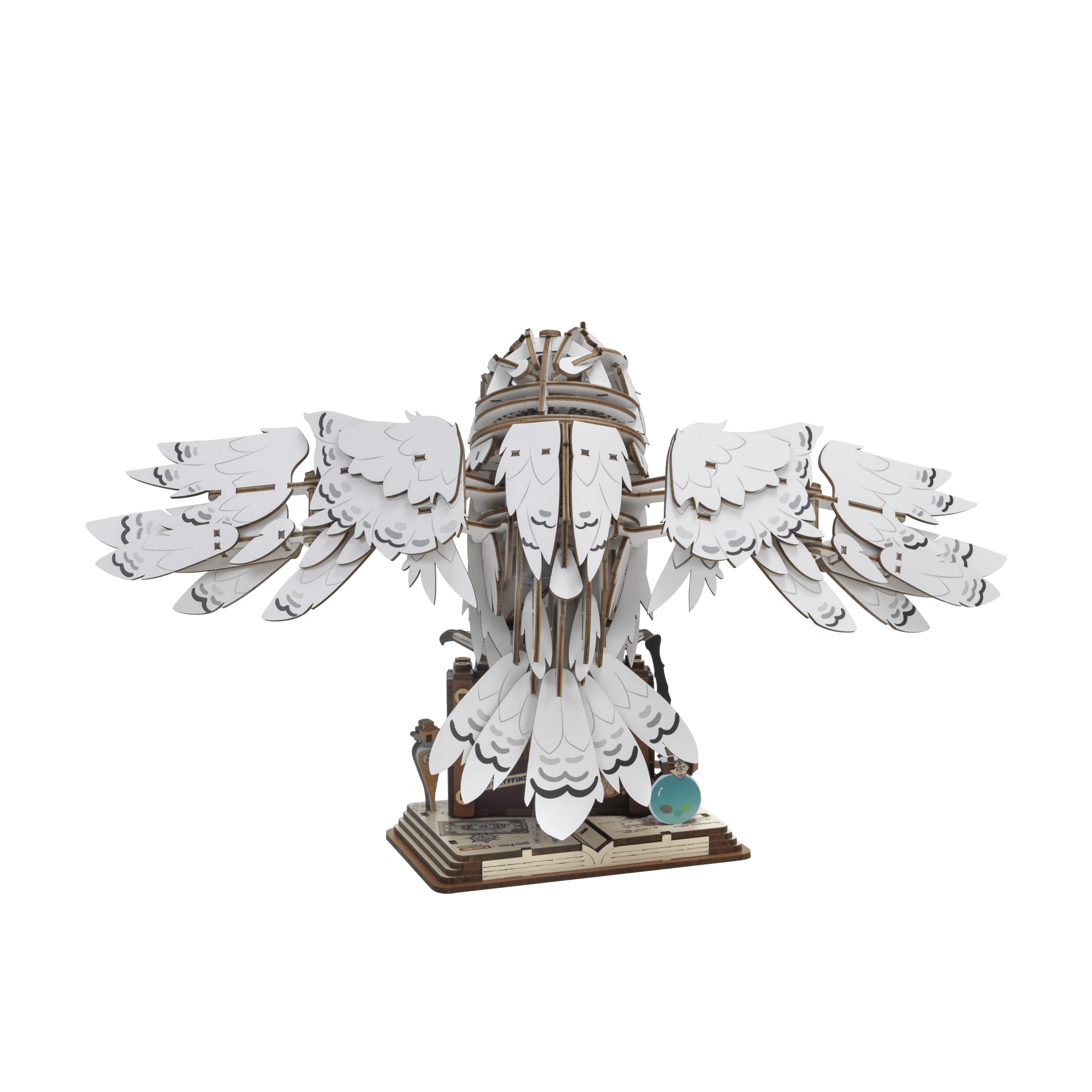 3D Wooden Mechanical Puzzle Kit, Hedwig (1613) – Wooden constructors | Varvikas
