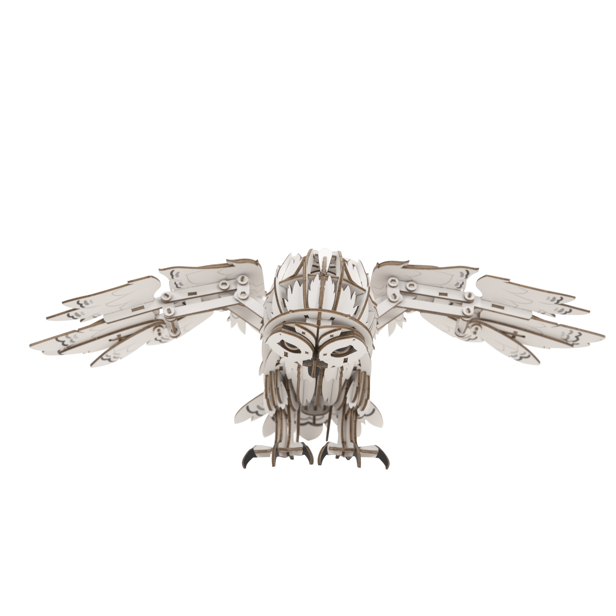 3D Wooden Mechanical Puzzle Kit, Hedwig (1613) – Wooden constructors | Varvikas